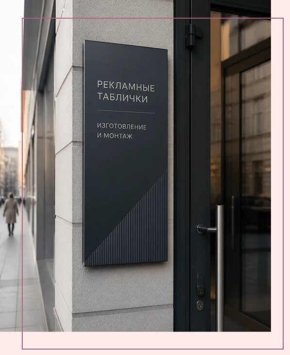 Рекламные таблички в Полевской по цене от 4619 р. | Аванза-Плв