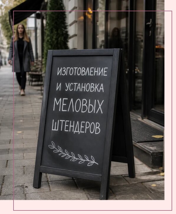 Меловые штендеры в Полевской по цене от 6672 р. | Аванза-Плв